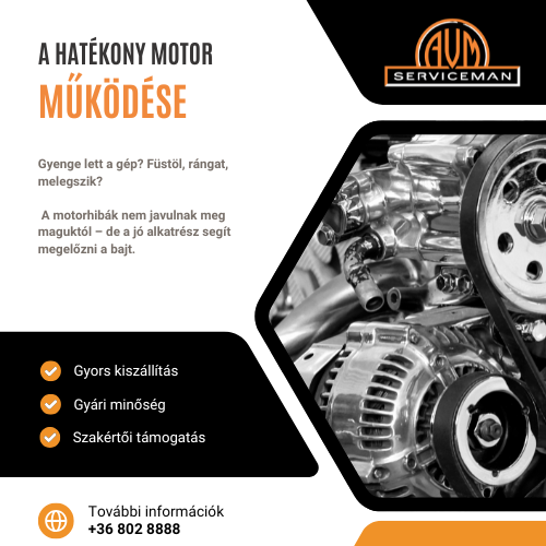 A hatékony munkagép motor működése