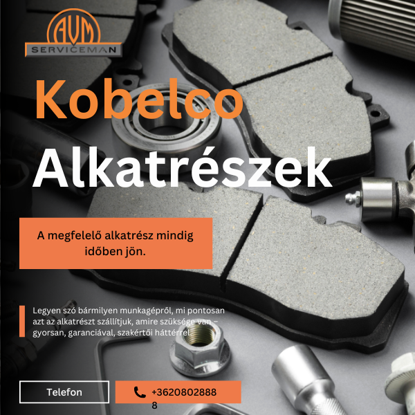 Kobelco munkagép alkatrészek