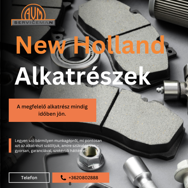 New Holland munkagép alkatrészek